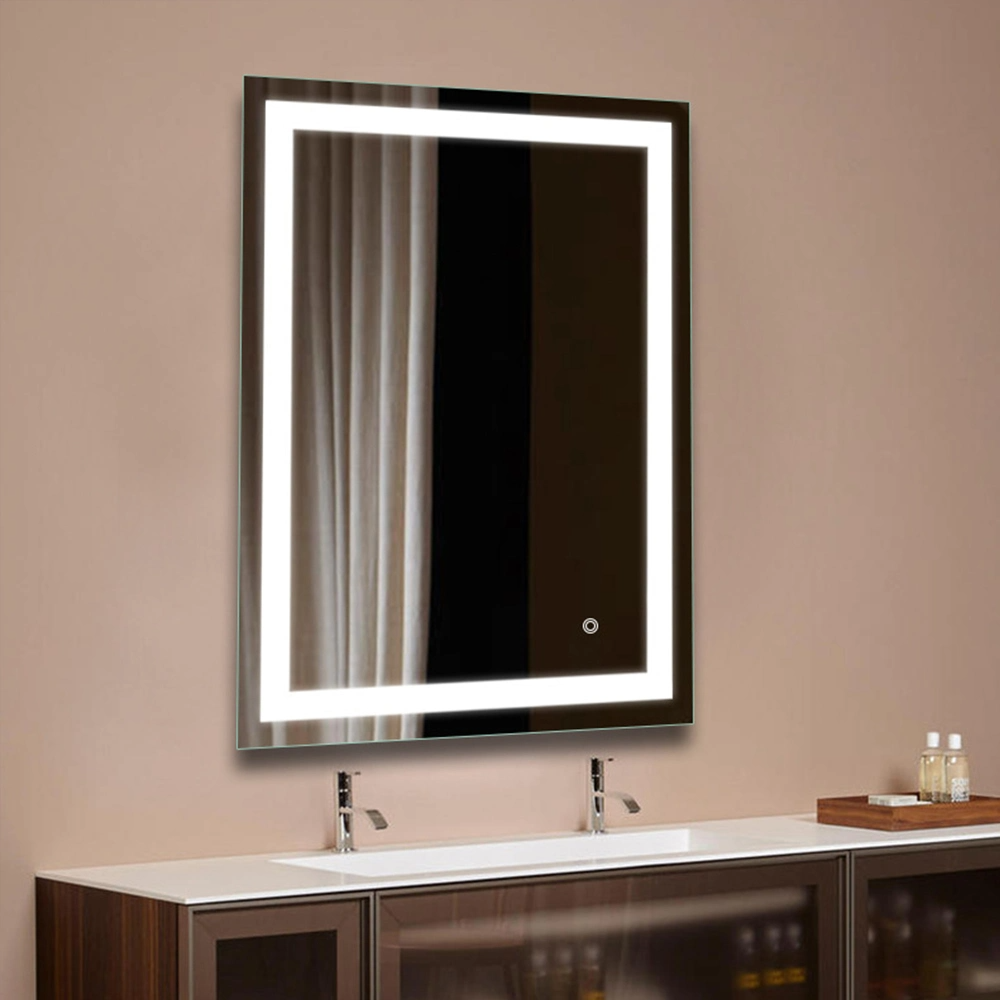LED مرآة الحمام الحائط الغرور مرآة المنزل الذكي مرآة المنزل الديكور بلوتوث يشكلون مرآة زجاجية مرآة