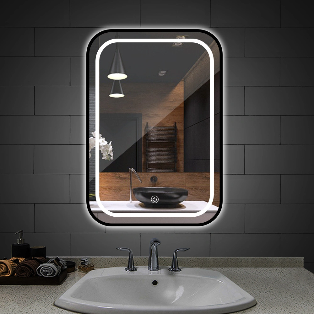 ضوء مرآة الحمام LED Demist Touch Mirror مرآة الحمام LED الحمام